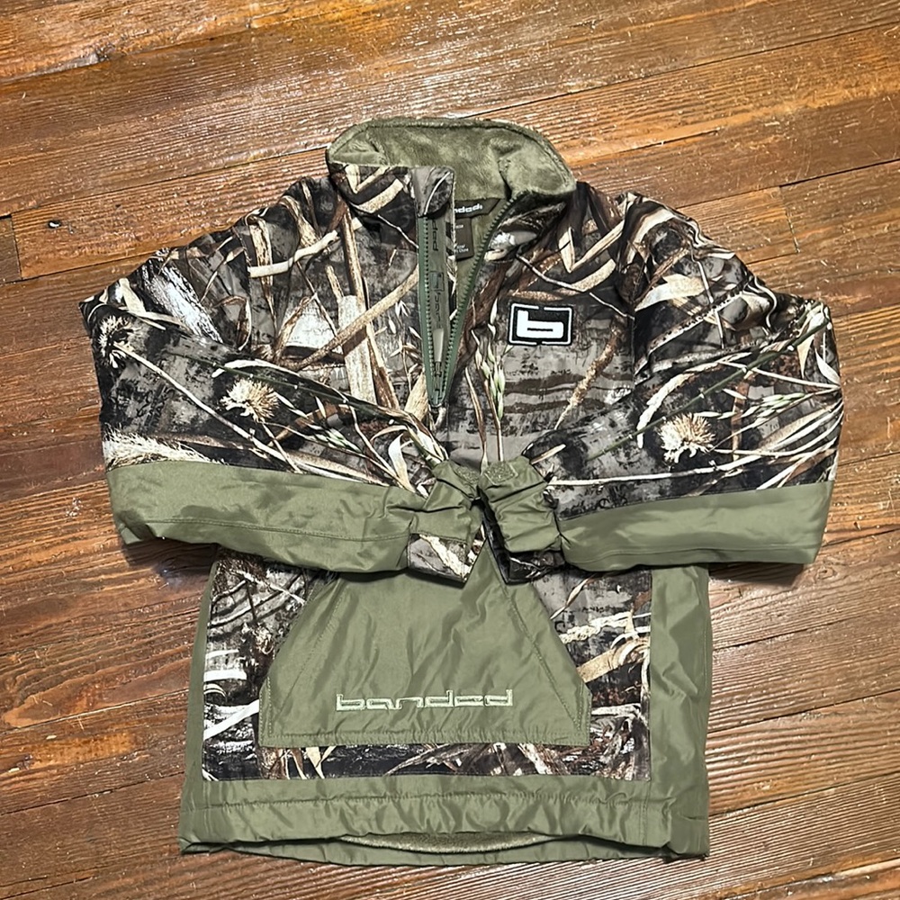 Banded boys real tree max - 5 quarter zip pullover